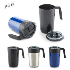 Mug Metálico Maddian 384ml MU-326