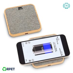 Cargador Inalámbrico Square RPET TE-528