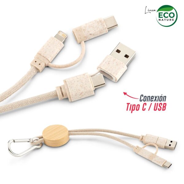 Cable Multicargador Cotton TE-535