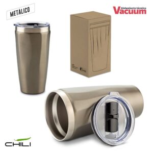 Mug Metálico Calypso Chili 500ml MU-356