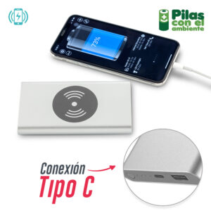 Pila Recargable con Cargador Inalámbrico 4000mah 2 TE-316-1