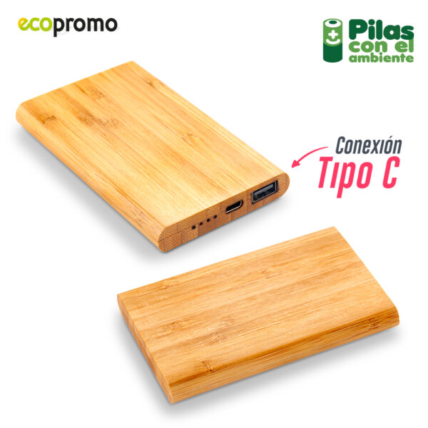 Pila Recargable en Bamboo Nipax 5000mAh II TE-363-1