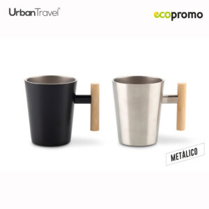 Mug Metálico Torval Urban Travel 400ml MU-383