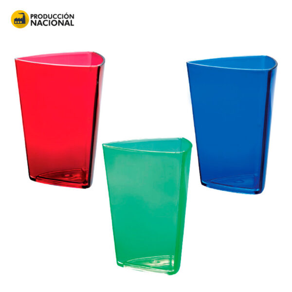 Vaso Triangular 250 ML(stock telefònicamente) VA-251