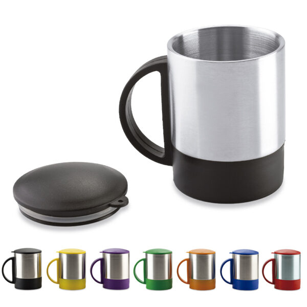 Minimug en Acero con Tapa - 180ml VA-271