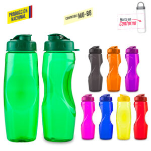 Botilito en PVC Hélice 650ML - Producción Nacional MU-59