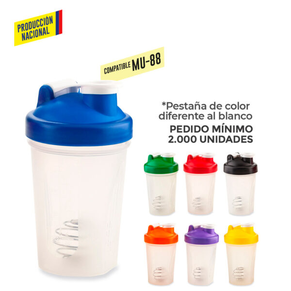 Mug plastico Shaker 14oz - Producción Nacional MU-93V