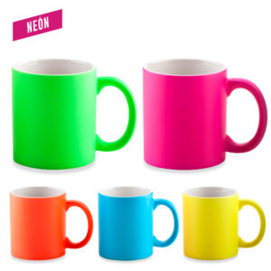 Mug Ceramica Neon 11oz - Oferta MU-105