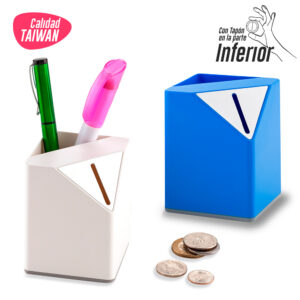 Alcancia con Portaboligrafo VA-565