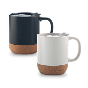 Mug Ceramica Con Corcho 11oz MU-112