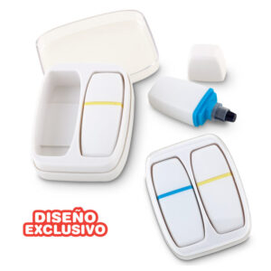 Estuche Para 2 Resaltadores En Cera Adam OF-456-2
