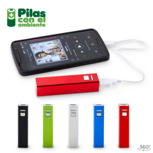 Pila Recargable Power Bank Con Boton 2200mAh TE-08-1