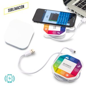 Cargador Inalambrico con Organizador de Cables TE-307