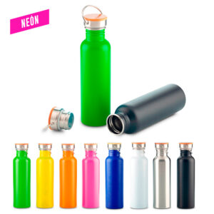Botilito Metalico Wood700ml MU-235