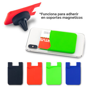 Portatarjetas en Silicona Magnet TE-354