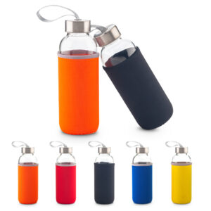 Botilito en Vidrio Neoprene 450ml MU-255