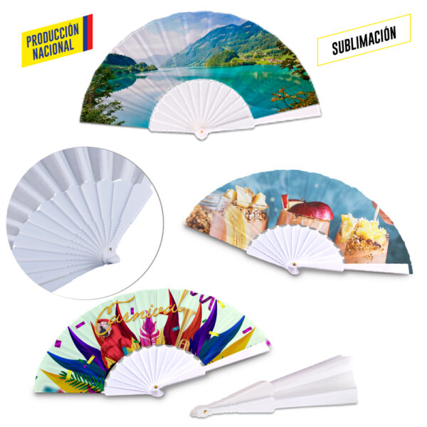 Cuerpo Plastico para Abanico(Tela impresa ProdNal) VA-196-1