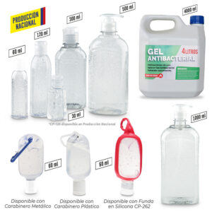 Gel Antibacterial Transparente-Producción Nacional CP-242