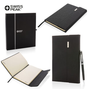 Set de Boligrafo y Libreta Swisspeak Lux OF-575