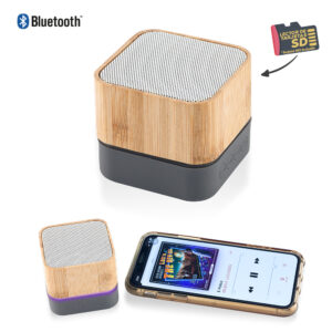 Speaker Bluetooth Bamboo Lights TE-383