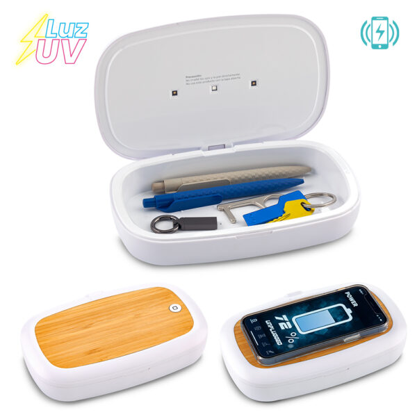 Esterilizador con Luz UV LED Klean Bamboo - Oferta TE-367-1