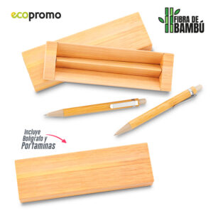 Set Bolígrafo y Portaminas Bamboo SET-BAMBOO