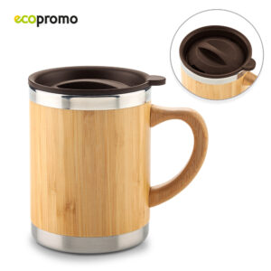 Mug Metálico Bamboo Eco 300ml MU-298