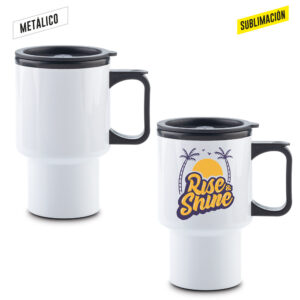 Mug Metálico para Sublimación Galileo 450ml MU-308
