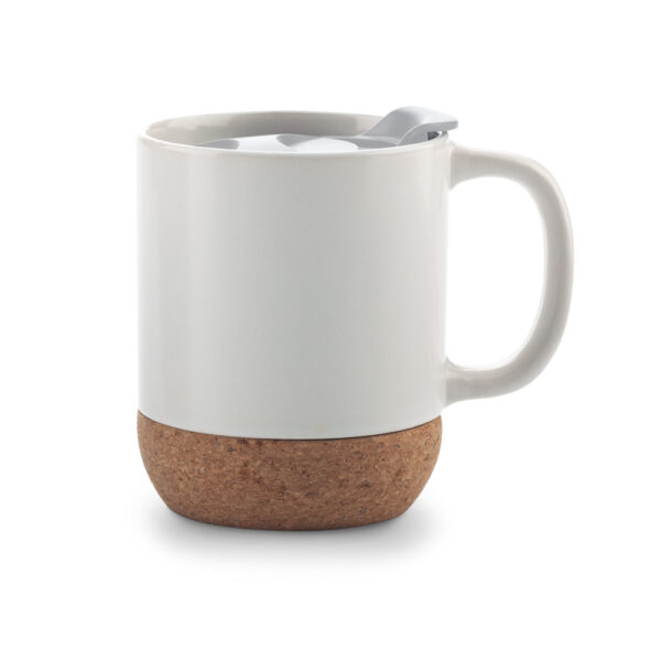 Mug Ceramica Con Corcho 11oz MU-112 - Imagen 2