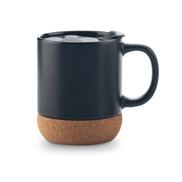 Mug Ceramica Con Corcho 11oz MU-112 - Imagen 3