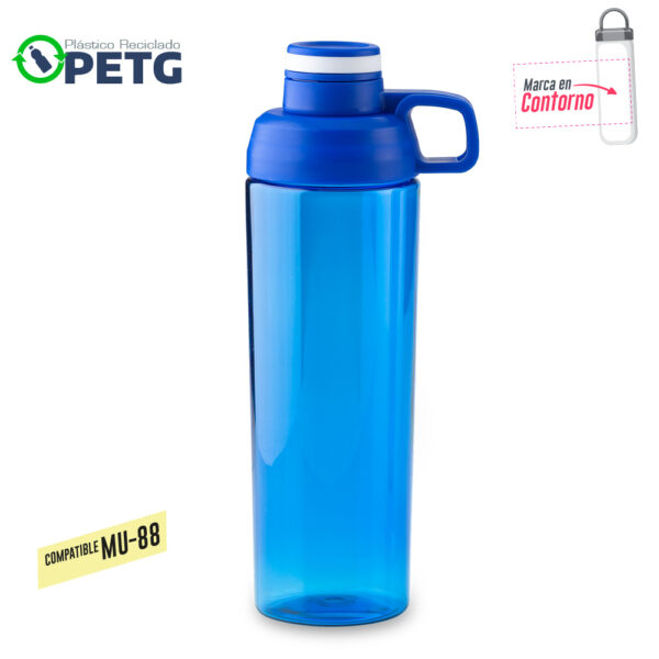 Botilito Plastico Langdon PETG 850ml MU-132-1 - Imagen 2