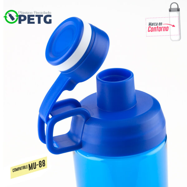 Botilito Plastico Langdon PETG 850ml MU-132-1 - Imagen 4