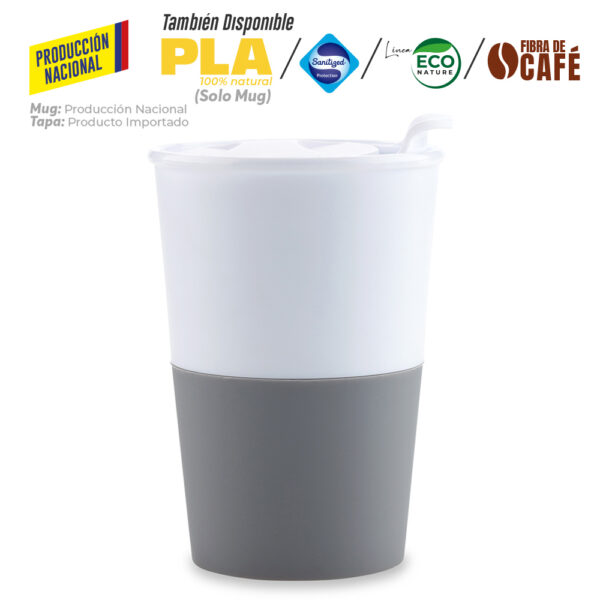 Mug Plástico Osiris 360ml - Produccion Nacional MU-152 - Imagen 4