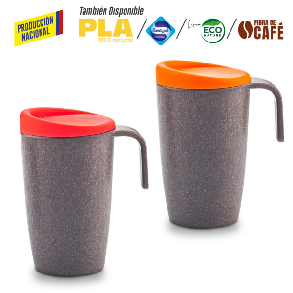 Mug Plastico Newport 480ml - Produccion Nacional MU-239 - Imagen 2