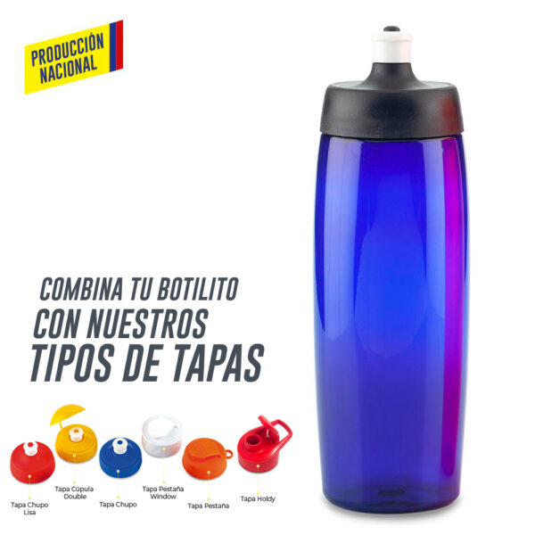 Botilito en PET Granada 800ml -Produccion Nacional MU-249 - Imagen 3
