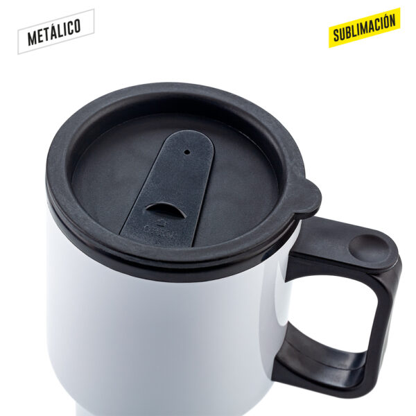 Mug Metálico para Sublimación Galileo 450ml MU-308 - Imagen 3