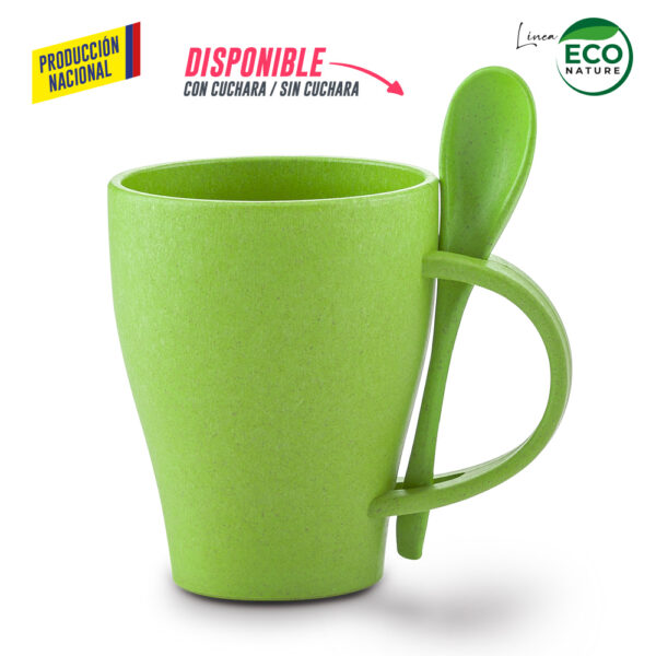 Mug Plástico con Cuchara Tiffany 350ml - Prod Nal MU-328 - Imagen 9