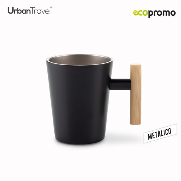Mug Metálico Torval Urban Travel 400ml MU-383 - Imagen 3
