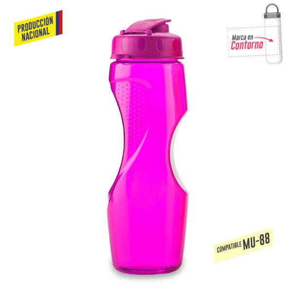 Botilito en PVC Hélice 650ML - Producción Nacional MU-59 - Imagen 4