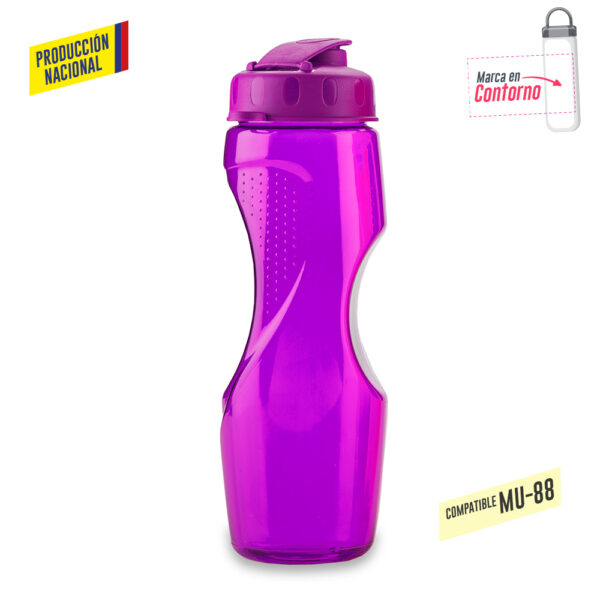 Botilito en PVC Hélice 650ML - Producción Nacional MU-59 - Imagen 5