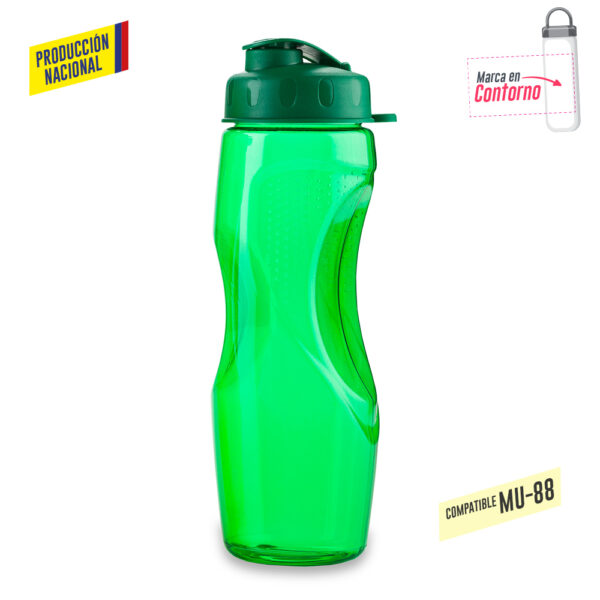 Botilito en PVC Hélice 650ML - Producción Nacional MU-59 - Imagen 9