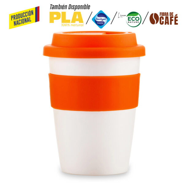 Mug Plastico Orbit 12oz - Producción Nacional MU-62V - Imagen 8