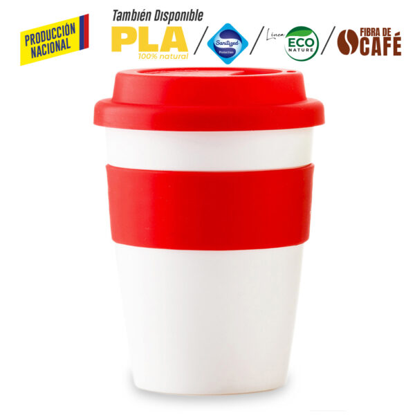 Mug Plastico Orbit 12oz - Producción Nacional MU-62V - Imagen 6