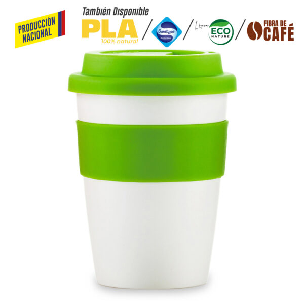 Mug Plastico Orbit 12oz - Producción Nacional MU-62V - Imagen 4