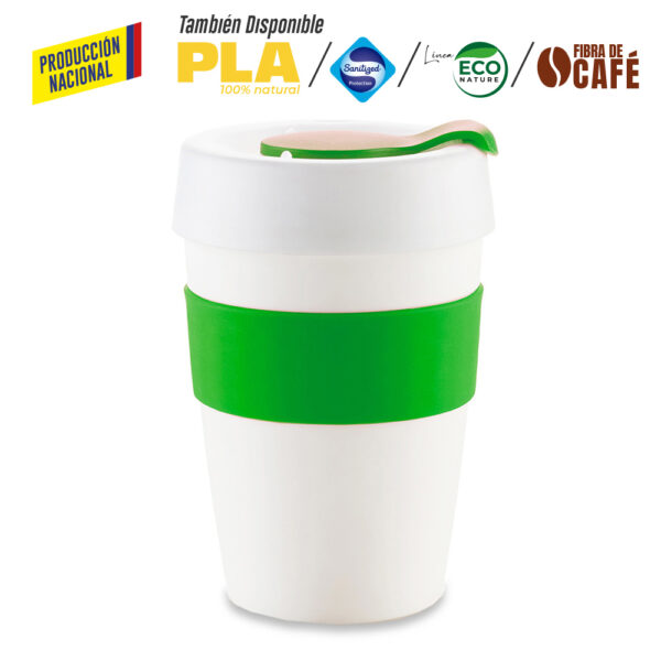 Mug Plastico Orbit 12oz - Producción Nacional MU-62V - Imagen 3
