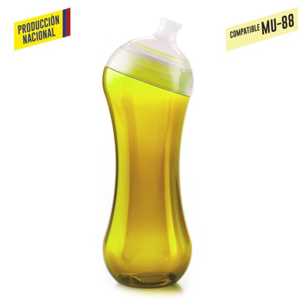Botilito en PVC Curvy 525ml - Producción Nacional. MU-83. - Imagen 2