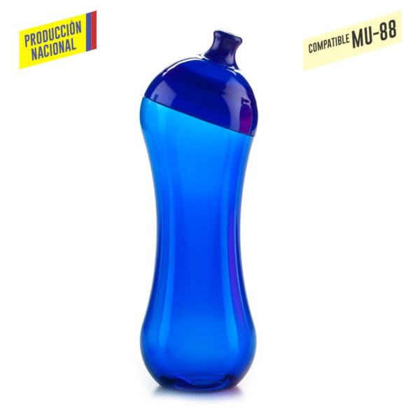 Botilito en PVC Curvy 525ml - Producción Nacional. MU-83. - Imagen 3