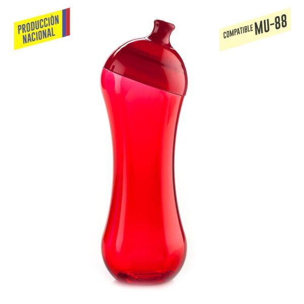 Botilito en PVC Curvy 525ml - Producción Nacional. MU-83. - Imagen 6