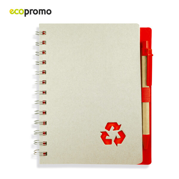Libreta con Bolígrafo Recycle Eco OF-211 - Imagen 4