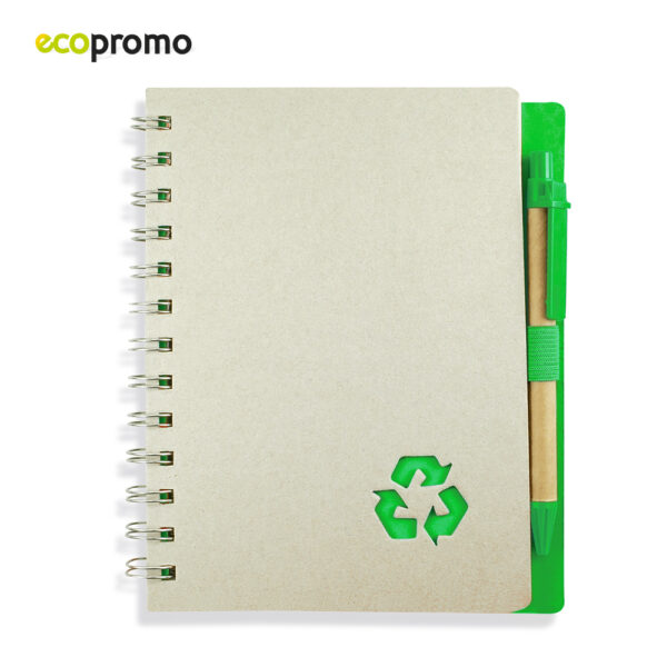 Libreta con Bolígrafo Recycle Eco OF-211 - Imagen 5